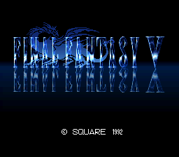 Final Fantasy V Xpert Title Screen